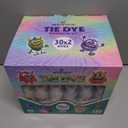 30 Colors Tie Dye Kit, Tie Dye Set for Kids, Pre-Filled Tye Dye Bottles, Non Toxic Permanent Fabric Dye Art Set, Easy DIY Fabric Art - Create Fun (30 Colors)