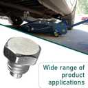 Eratus 3 PCS Floor Jack Handle Screw, 3 Ton 4 Ton Horizontal Floor Jack Pressure Rod Fixed Screw, Rust-Proof Bolt Repair Accessories, Universal for Most Cars Trucks (Silver)