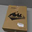 Professional Ski & Snowboard Wax Kit - All-in-One Basic Waxing & Tuning Set with Adjustable Wax Iron, All Temperature Wax, Edge Tuner, Base Cleaner, Brush, Scraper, P-tex, Tuning Stone & Storage Bag