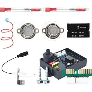 3 In 1 RV Water Heater Replacement Parts Spare Kit for Atwood/Dometic, 91365 RV Water Heater Circuit Board, 91447 Thermal Cut Off & Thermostat Kit, 93868 Spark Probe Igniter Electrode