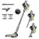 kalado Cordless Vacuum Cleaner 250w, 26000pa Stick Vacuum Cleaner, LED Display Screen, Detachable Battery, Suitable for Hard Floors, Carpets, Pet Hair