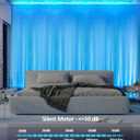RGBW Dynamic Wave Wall Light, Ocean Wave Projector Light with Music Sync, Color Changing Wall Washer Lamp with Remote & APP, Aurora Projector Ambient Light for Gaming Living Room,1 Pack