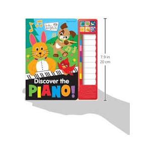 Baby Einstein - Discover the Piano Music Sound Book with Built-In Keyboard - PI Kids
