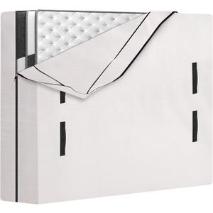 HOMESURE Mattress Bags for Moving and Storage with 8 Handles - Mattress Cover for Moving - Heavy Duty, Strong Zipper Closure, Moving Supplies & Moving Bag - Semi-Transparent, Queen