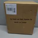 Gravity Pet Feeder and Water Dispenser Set, Automatic Dog Feeder and Dog Water Dispenser for Dogs Cats Pets Animals Large Capacity(3.8L)