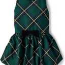 Gymboree,and Toddler Short Sleeve Dressy Dresses (12, Green Plaid Bubble)