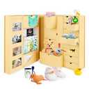 Baby Keepsake Box - Baby Memory Box - Baby Boy Girl Keepsake Box Tins Memory Box Pregnancy Baby Bubbs Storage Box Baby First Year Box Library Baby All-in-One Organizer