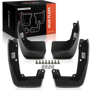 A-Premium Set of 4PCS Mud Flaps Splash Guards Mudguards Mudflaps with Hardware Accessories Compatible with Honda CR-V, 2017-2022, Sport Utility, Front and Rear (Driver & Passenger Sides)