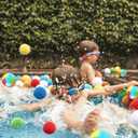 Reusable Water Balls Reusable Water Balloons Summer Toys Outdoor Water Toys Summer Outdoor Toys for Pool and Backyard Fun (Colourful-100pcs)