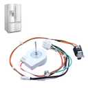 W11334745 Refrigerator Evaporator Fan Motor Compatible with KitchenAid Amana Whirlpool May/tag IKEA JennAir Fridge, Replaces W10252866 W10252870 W10276647 W11050039 WPW10276647 4961178