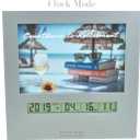 Large Display Retirement Countdown Clock and 4x6 Picture Frame, Countdown Retirement Clocks are Fun Gifts for Women Change Photo & Set Day Timer for Vacation Wedding Christmas Baby Birthday Halloween