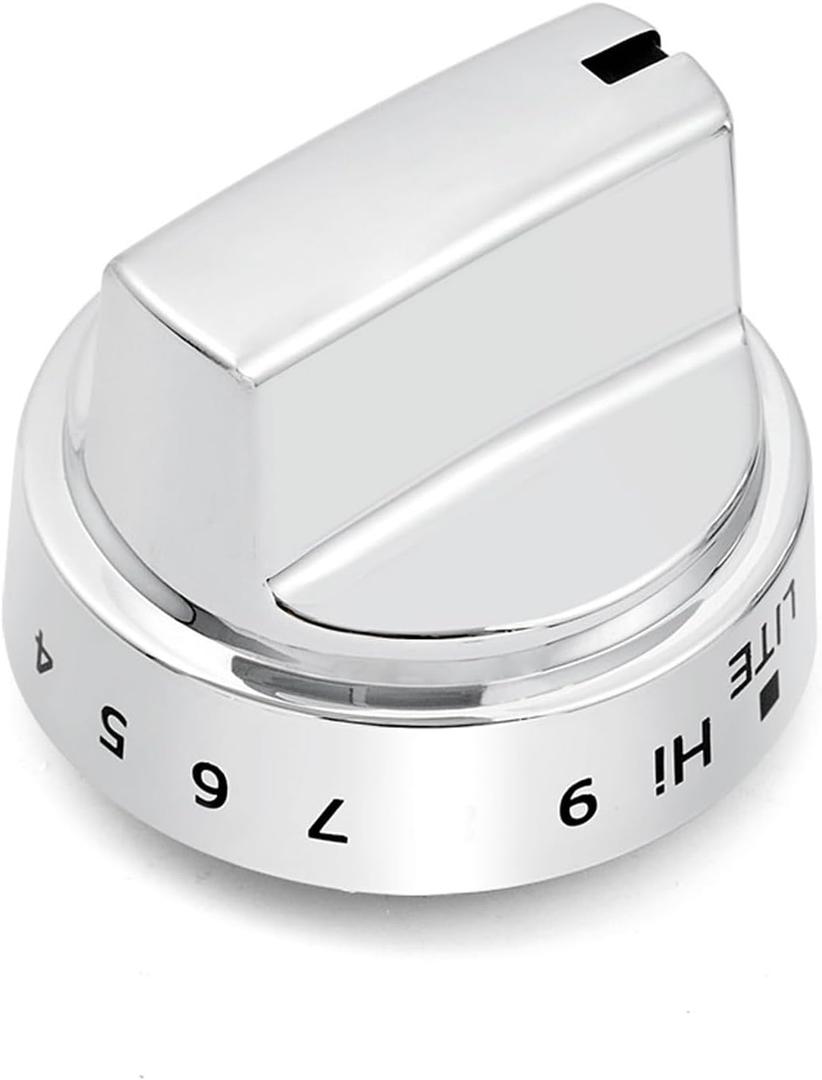 atgestore WB03X24818 222D5786P010 Gas Stove Knobs Replacement Parts for GE Range Knobs KIP 5G92 Knobs General Electric Cooktop Burner Control Knobs JGB700SEJ4SS GE Adora Stove Top Oven Knob Plastic