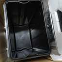 SIMPLI-MAGIC 50 Liter / 13.2 Gallon Soft-Close, Smudge Resistant Trash Can with Foot Pedal and Built in Filter- Stainless Steel, Sleek Finish (Silver)