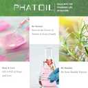 PHATOIL 100ML Sandalwood Essential Oil, Pure Aromatherapy Essential Oils for Diffuser, Humidifier, Scented Oils for Soap, Candle Making, Huge 3.38fl.oz Bottle