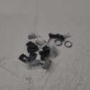 801 Cabinet Drawer Lock with Keys 7/8 inch Outside Cylinder Diameter Keyed Alike 4 Pack Brass Plated