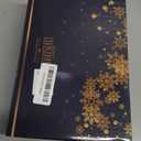 Mini Christmas Tree with Lights, Small Table Top Decorations, Desktop Miniature Pine Tree Xmas Holiday Decor Indoor Home, Bottle Brush Trees with Wooden Base, 5 Pcs with Light