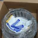 8 Inch Chimney Cap, 304 Stainless Steel Stove Pipe Cap with Spark Arrestor Mesh, Dual Fastening System for 8" Inner Diameter Wood Stove Pipe