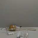 Battery Operated Wall Sconces, Rechargeable Wall Sconces, 3000K-6500K LED Wireless Wall Light, Modern Wall Lamp not Hardwired for Living Room Bedroom Hallway, 31.5in-Gold