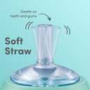 NUK First Choice Ms. Rachel Learner Straw Sippy Cup, 10 oz. Baby and Toddler Cup with Straw, Spill Proof, 2 pack