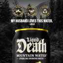 Liquid Death, Sparkling Mountain Water, 12-Pack (12oz Cans), Natural Mountain Source, Infinitely Recyclable Ice-Cold Cans