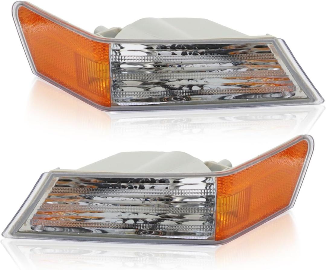 1 Pair Front Turn Signal Lights Lamps Compatible with Patriot 2007-2017, 68004180AC, CH2527102, 68004181AC, CH2526102