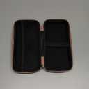 iMangoo Shockproof Travel Essentials Organizer Charger Case, Space-Optimized Zipper Electronics Accessories Pouch Tech Cord Cable Adapter Power Bank Storage for Women Men, 8.5x4.5x2 in (Rose Gold)