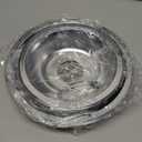 Drip Pans Electric Stove Drip Pans, Chrome Stove Drip Pans Replacement Compatible for Most Plug-in Electric Ranges include Silver 2 * 6in and 2 * 8in