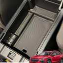 Vesul Compatible with Subaru Crosstrek Impreza 2024 2025 Center Console Armrest Storage Box ABS Tray Insert Organizer Glove Pallet Phone Holder