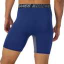 Hanes Men's Underwear Boxer Briefs Pack, 3-Pack, Total Support Pouch, Long or Short-Leg Boxer Briefs (Black, XL)