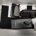 Keyless Entry Door Lock Fingerprint Deadbolt with Lever Handle Set, Fingerprint Smart Door Lock with App Control, Auto Lock, One Time Code, Bluetooth Smart Lock with Keypad for Front Door, Zinc Alloy