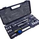 Amtech I0150 Socket Set, 52-Piece Mechanics Tool Kit, Strong Chrome Plated Steel Plus Handy Storage Case