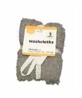 Smart Way Three Packs Of 3 Each 11 inch X 11 inch Washcloths, Set Of 3