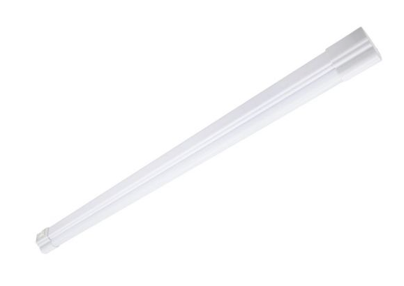 24 Inch LED Under Cabinet Light, Plug in Kitchen Lighting, 3CCT Selectable (3000K/4000K/5000K), CRI94 High Color Accuracy, Linkable, Slim Design, Matte White