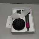 SHRATE Professional High Speed Ionic Hair Dryer | Ultra-Fast Drying | 500 Million Negative Ions | Low Noise | 160000 RPM | Compact Blow Dryer with Magnetic Diffuser for Faster Drying All Hair Types (Grey)