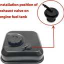 Fuel Tank Vent Valve Fit for Predator 420cc 301cc 212cc Gas Fit for Westinghouse Pressure Washer WPX2700 WPX3200 WPX3400 WPX3600 WPX3800Engine Water Pump Fit for SIMPSON 3400PSI 61083 PS60843 4400PSI