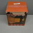 Outdoor Heaters for Patio, 1500W Portable Garage Heater with Overheat Protection & 3S Fast Heating, Non-Slip Cushion, Electric Space Heater for Patio, Garage, Greenhouse, Bedroom, Yellow