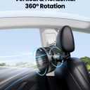Gaiatop Mini Portable Stroller Fan, Battery Operated Small Clip on, Detachable 3 Speed Rechargeable, 360 Rotate Flexible Tripod Better Cooling for Car Seat Crib Treadmill Travel Black