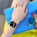 4 x STG Sport Silicone Bands Compatible with Apple Watch Band Ultra 3/2/1 49mm, Series 11/10 46/42mm, 9/8/7 45/41mm, SE 6/5/4 44/40mm, 3/2/1 42/38mm S/M M/L for Women Men
