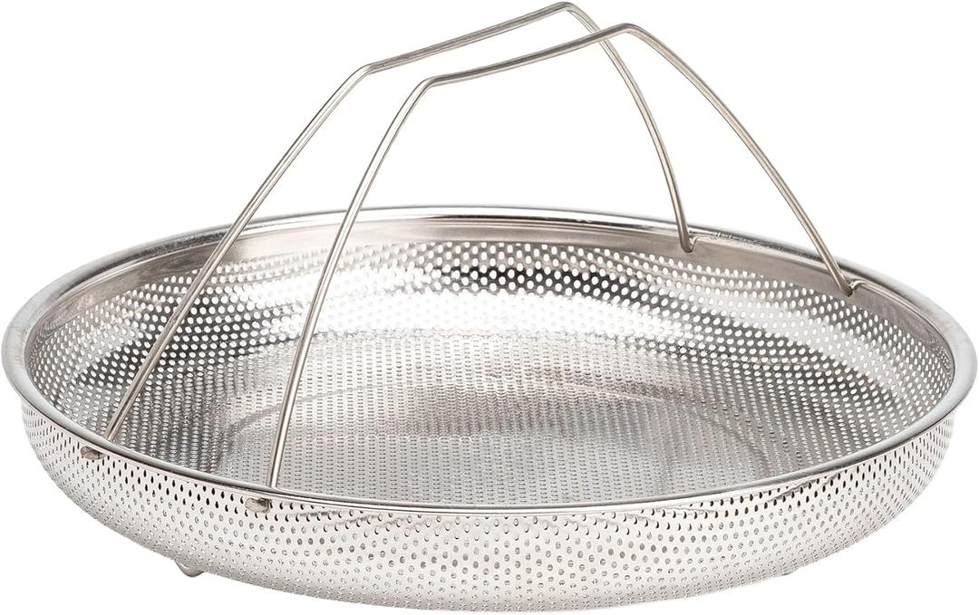 Goodful All-In-One Pan Steamer Basket, Premium Stainless Steel Construction, Dishwasher Safe, Perfect for Steaming Vegetables, Full Handle for Easy Use