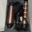 Lopeie 5 in 1 Wand Curling Iron Set, Hair Styling Tools with Thermal Brush and 4 Interchangeable Ceramic Barrels from 1/2 to 1 1/2 inch, Fast Heating, Dual Voltage Hair Curler, Mothers Day Gifts