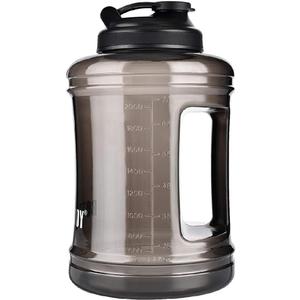 Water Bottle with Handle 2.5L Large Sports Water Bottle Half Gallon BPA Free Plastic Water Bottles Wide Mouth Water Bottle 83oz Reusable Gym Water Jug for Home Drinking Outdoor Sports Hiking Fitness