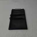 Expandable Under Cabinet Organizer, Under Shelf Basket, Metal Hanging Under Desk Basket for Laundry Room, Cabinet, Shoe Bench, Closet, Paper Plate Storage (Black) (Black Standard - 1pc)