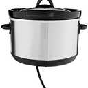 Crockpot® 5 Qt. Round Manual Slow Cooker and Little Dipper, Stainless Steel