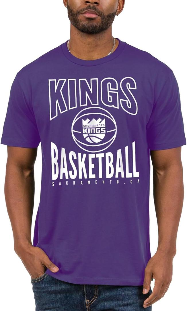 Junk Food NBA - Team Basketball - Officially Licensed Adult Short Sleeve Fan T-Shirt, Large