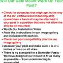 Safety Innovations No Hole Stairway Baby Gate Mounting Kit - Fits Posts from 2 3/4 inches to 3 1/2 inches Wide with Square or Round Tops - No Adhesives On Or Screws in Your Posts, (1-Pack)