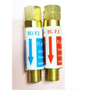 YOUHO Oxygen Acetylene Flashback Arrestors Set Regulator End 9/16-18 Threads B Size