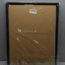Jersey Frame Display Case for Wall ,Large Lockable T-Shirt Shadow Box with Clear UV Protection Acrylic & Hangers for Football Basketball Baseball Soccer Hockey, Matte Black 1 Pack