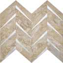 DICOFUN 10-Sheet Sandstone Look Herringbone Peel and Stick Backsplash for Kitchen, PVC Mixed Metal Gold Chevron Stick on Backsplash Wall Tiles