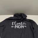 Theater Mom & Arrow in White Text Gift ACN065b Pullover Hoodie, Small 
