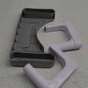 6.7 Inch Step Stool, Portable Plastic Foot Stool, Non-Slip Potty Stool for Bathroom